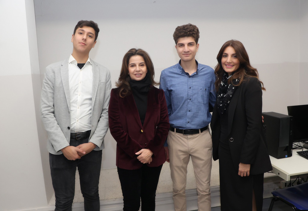 February 2023 | Opening the science and computing labs at the Lycée Khadija